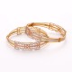 Stunning Rhodium Bangles