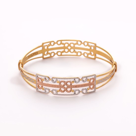 Stunning Rhodium Bangles