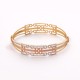 Stunning Rhodium Bangles