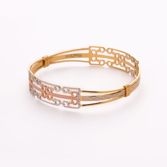 Stunning Rhodium Bangles