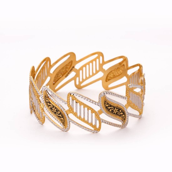Stunning Rhodium Bangles