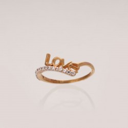 Casting Love Stone Ring